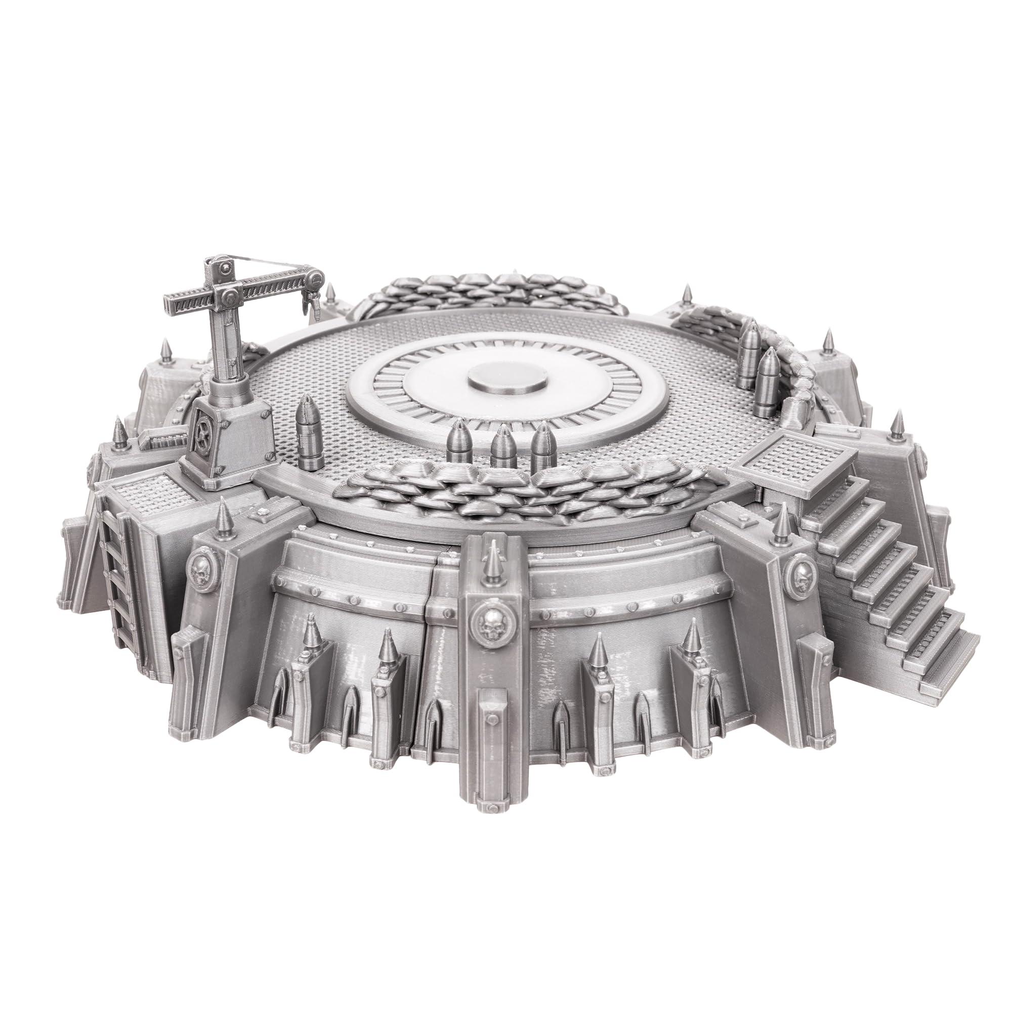 Tabletop Terrain Plataforma Earthshaker de War Scenery para Juegos de Guerra y Juegos de rol, miniaturas de 28 mm y 32 mm