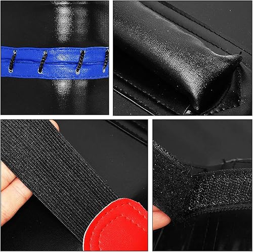 Miniatura 6 de TLBTEK Taekwondo Kick Shield - Muay Thai MMA Karate Kickboxing Almohadillas de entrenamiento - Escudo de golpe de cuero curvo