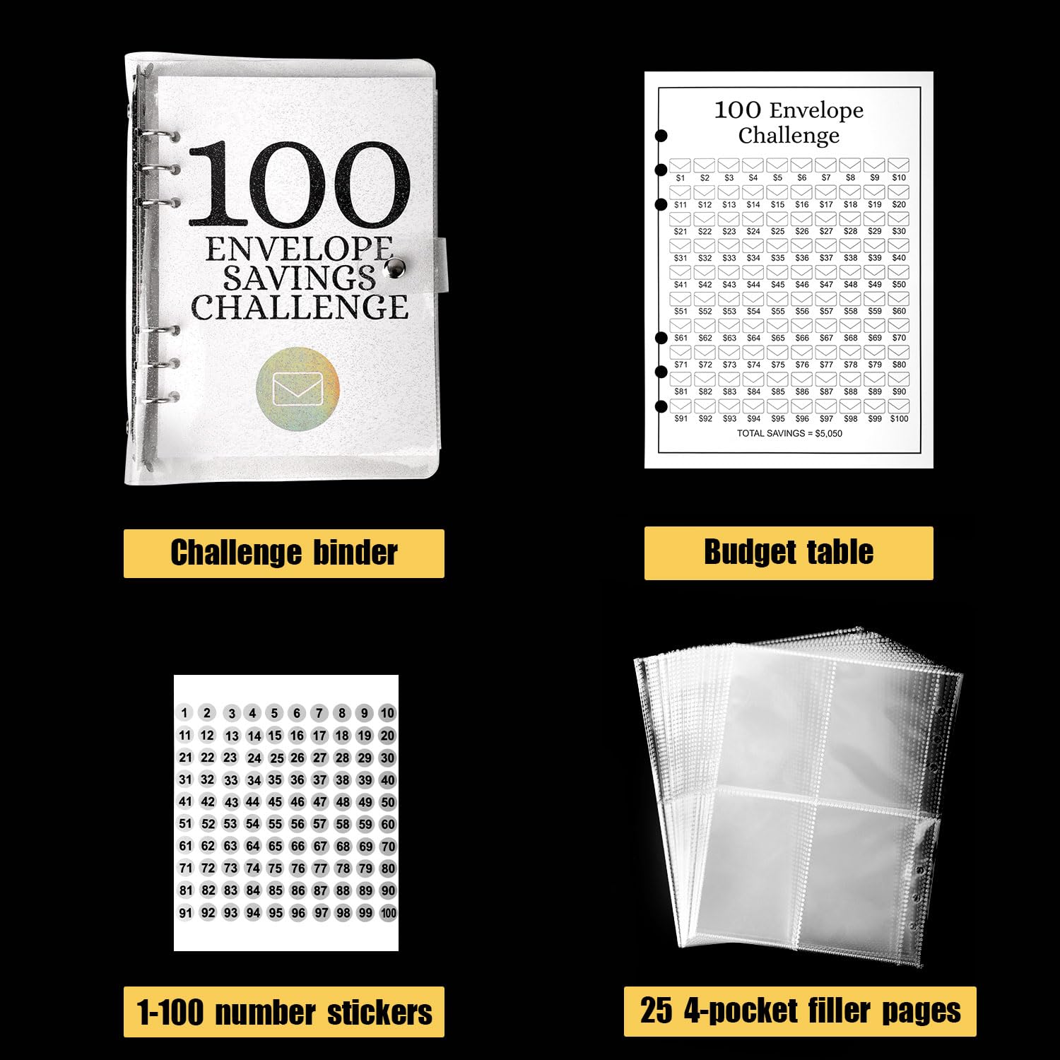 即購入OK★ボックス付き★100days savings challenge 100 Days Money Savings Challenges Book: Simple Savings