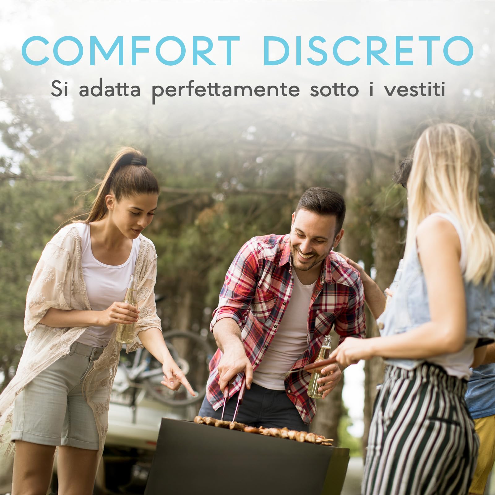 Adamson H3 Cintura per ernia da uomo - Cintura per ernia inguinale regolabile sx o dx - Fascia per compressione inguinale con cinturino regolabile - Vestibilità universale - Discreta e comoda