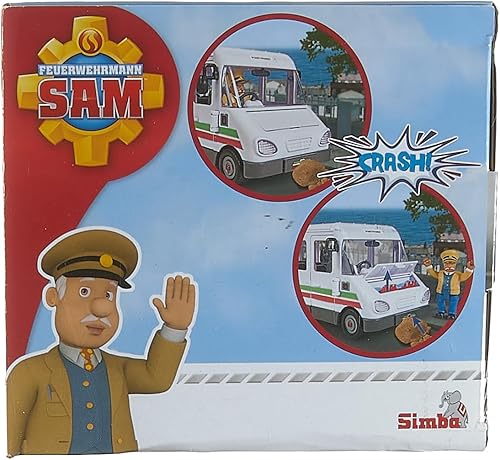 Miniatura 14 de Simba Vehículo de bomberos Sam The Trevors Autobús 7.9 in de largo con figura Trevor Aprox. 2.4 in