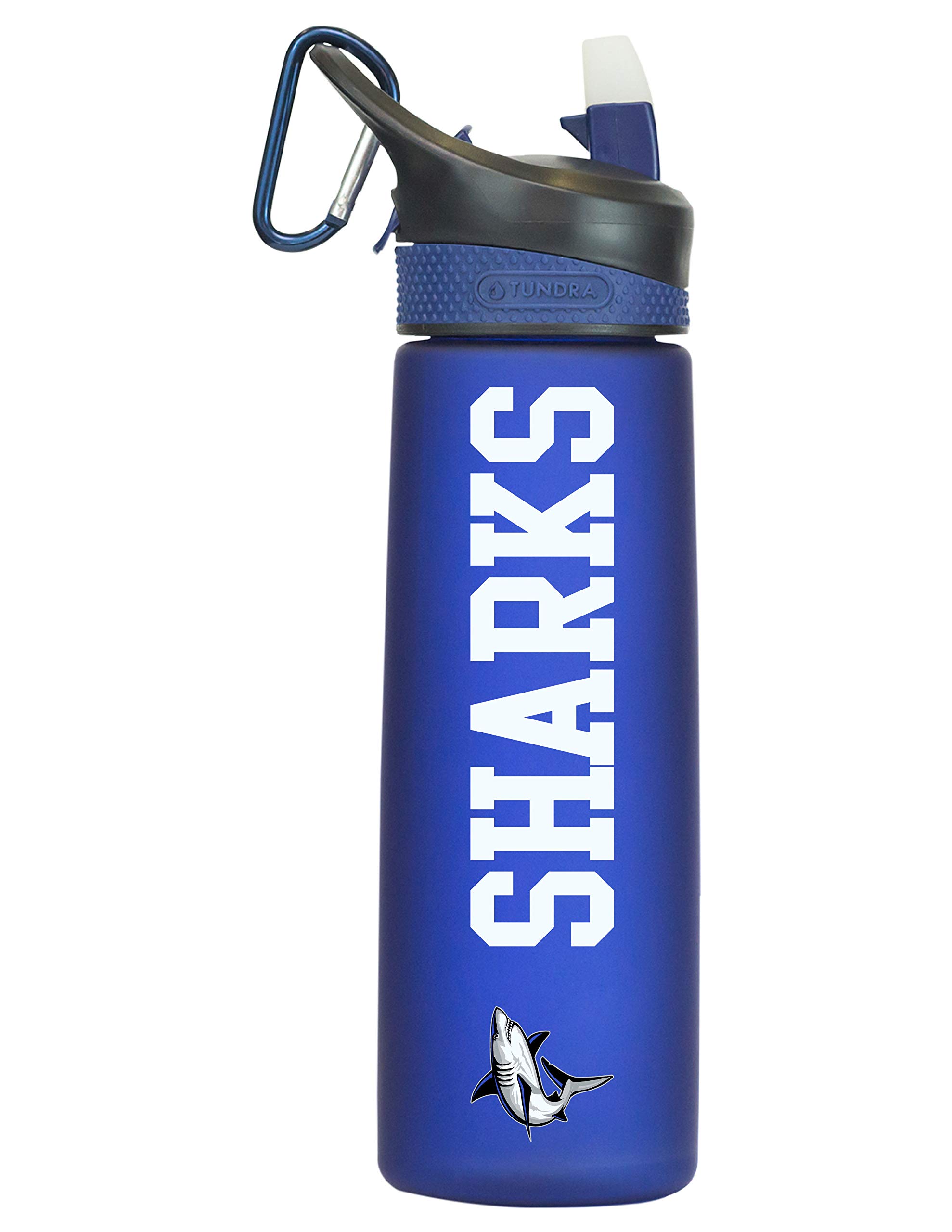 The Fanatic Group Nova Southeastern Frosted Sport Water Bottle, Design-5 - Blue