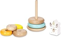 Vista 4 de Little Tikes Juguete de desarrollo apilador de forma de maíz de Llama-Critters de madera