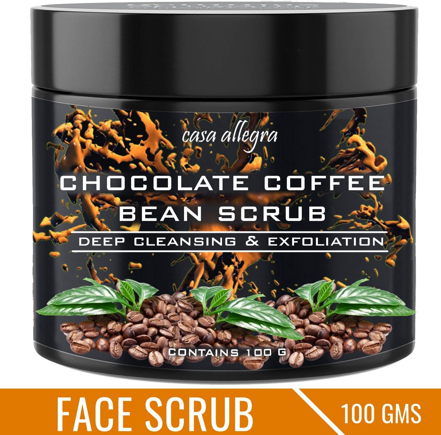 Casa Allegra Chocolate Coffee Bean Scrub - 100 grams