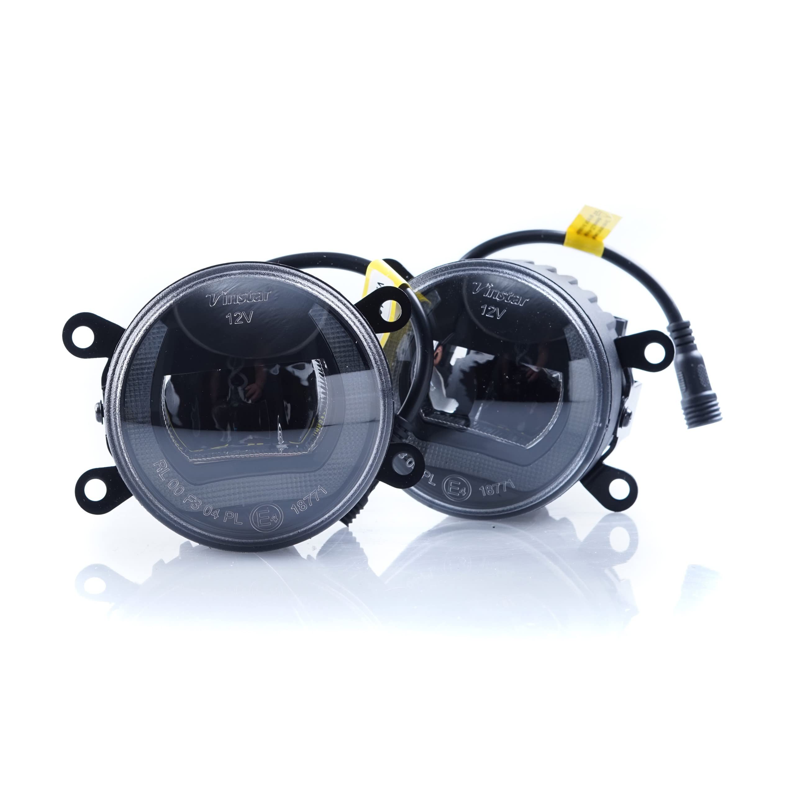 EinParts 2in1 LED Tagfahrscheinwerfer DRL + FOG, Dediziertes Lampen, Runde Nebellicht, R87 Homologation