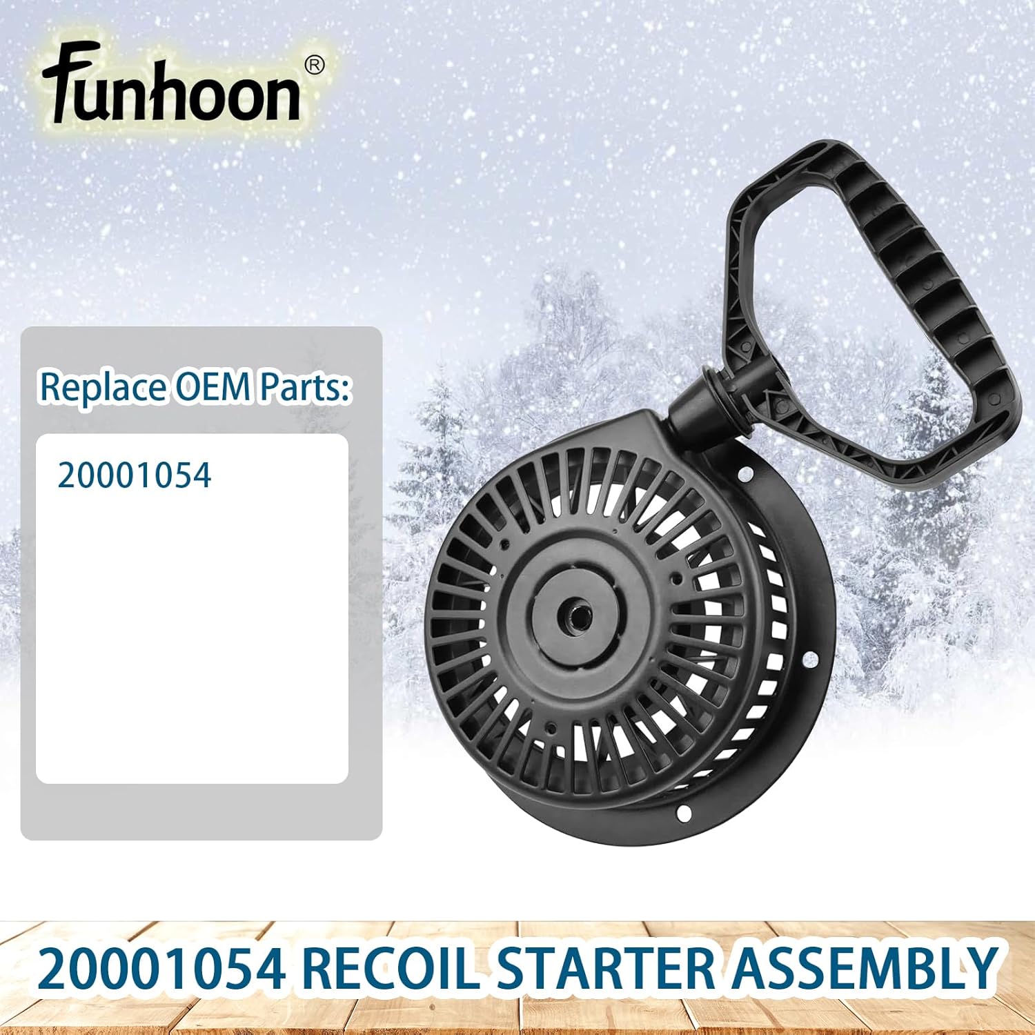 20001054 Pull Cord Recoil Starter Assembly for Ariens SNO-Tek, Compact, Classic, Deluxe, AX254 Engines, 920021, 920022, 921024, 921030 Snow Blowers