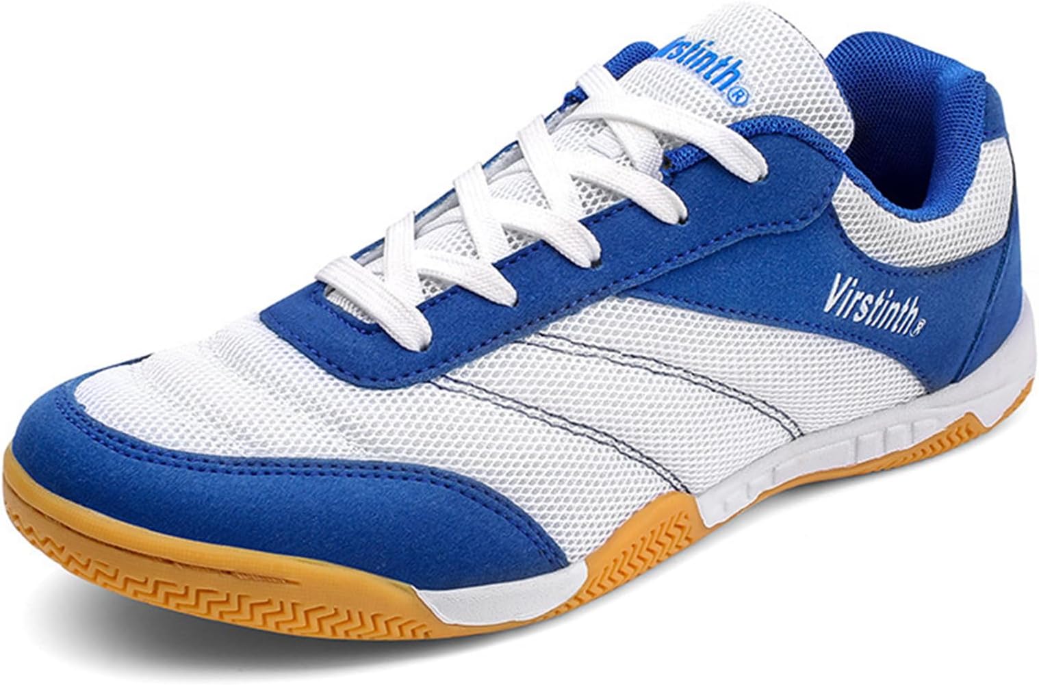 Pickleball Shoes for Men Women, Mesh Indoor Court Shoes Breathable Lightweight Sneakers for Badminton, Table Tennis