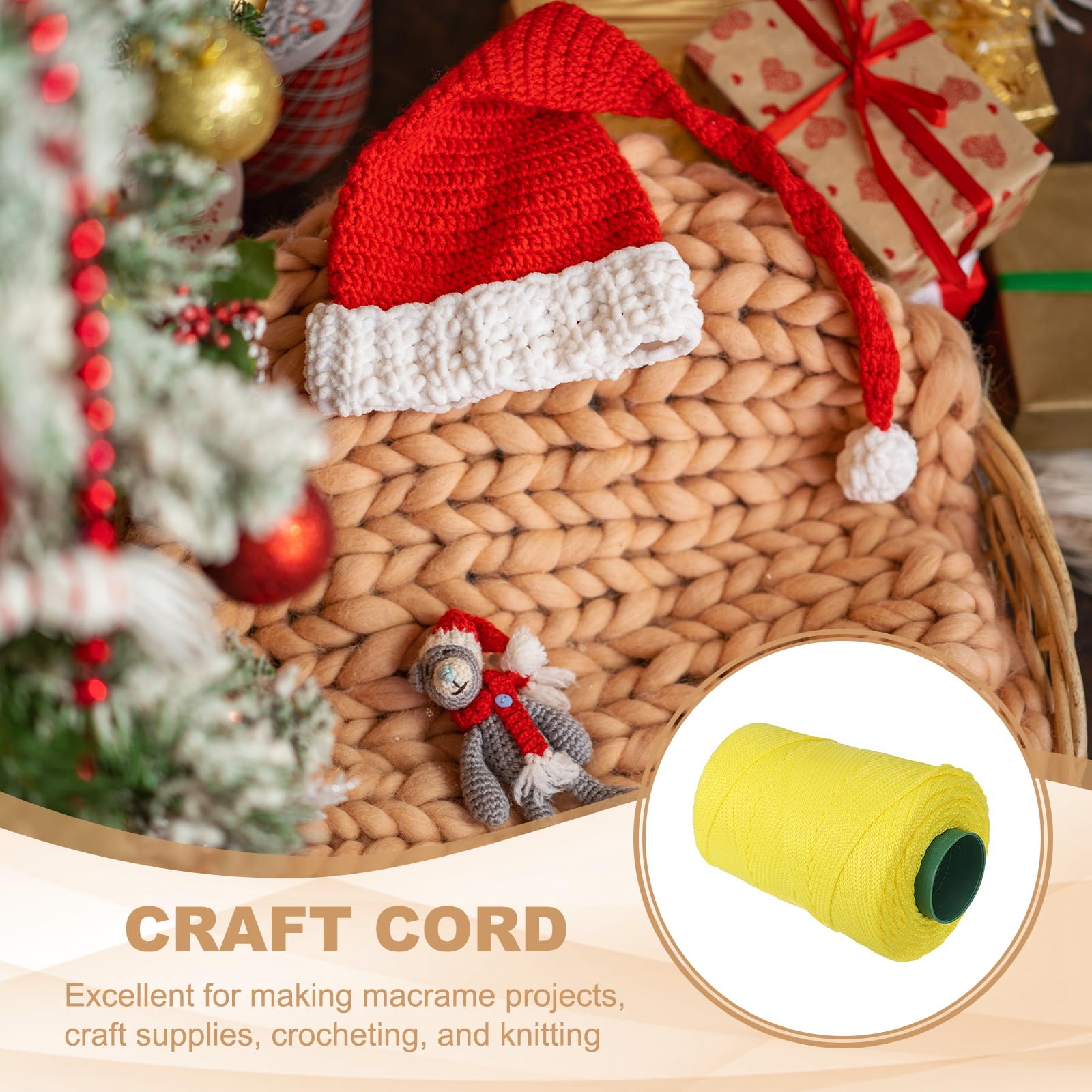 YELARXI Polyester Macrame Cord - Image 4