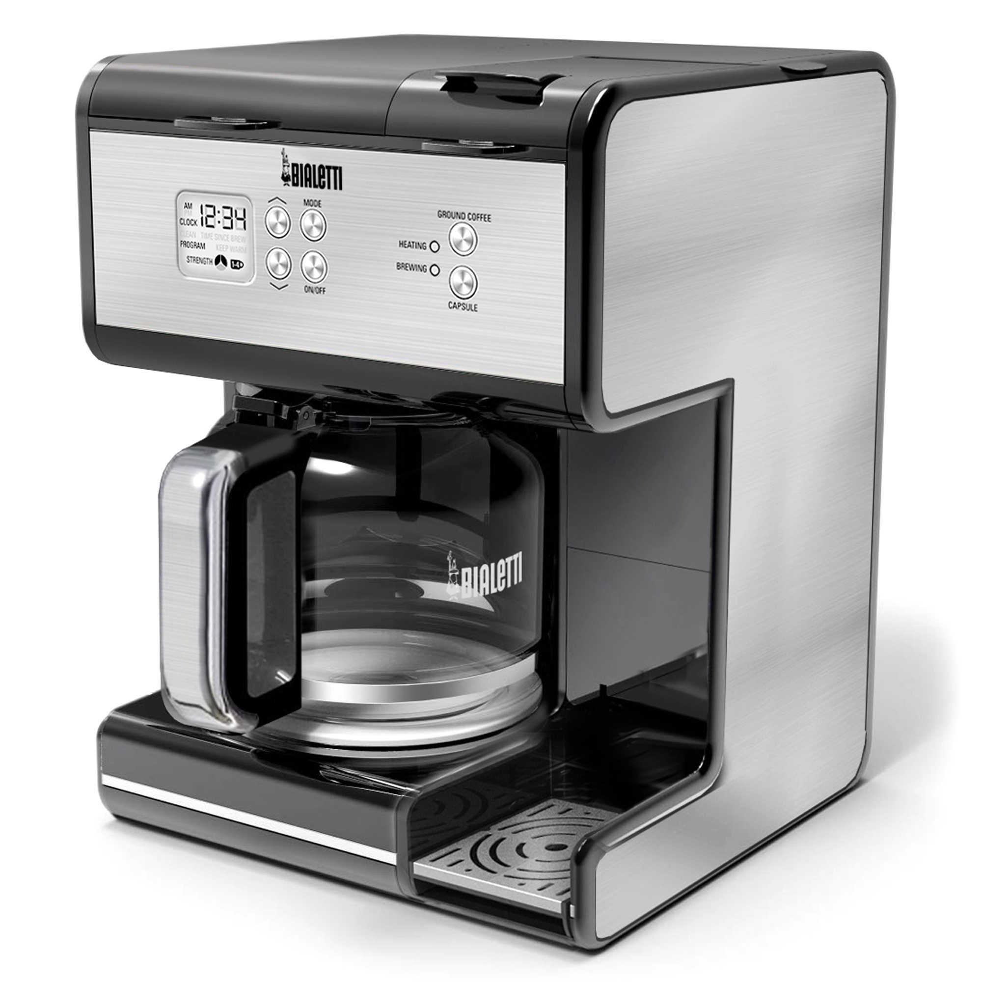 Bialetti Stainless Steel Triple Brew Coffee Maker
