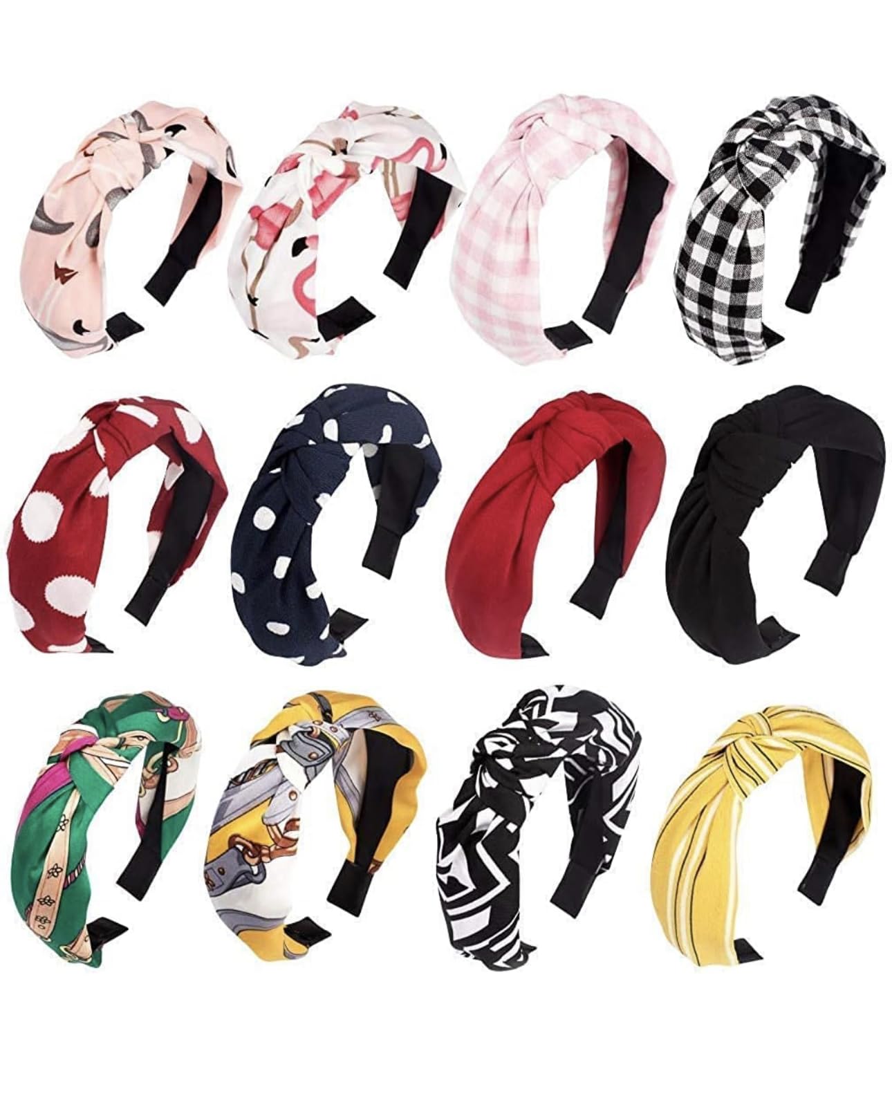 PAJARO.LIBRE Headband For Girls Knot Hair Band for woman and girls (Pack of 12) (B0CD47PBBW) Amazon Price History, Amazon Price Tracker