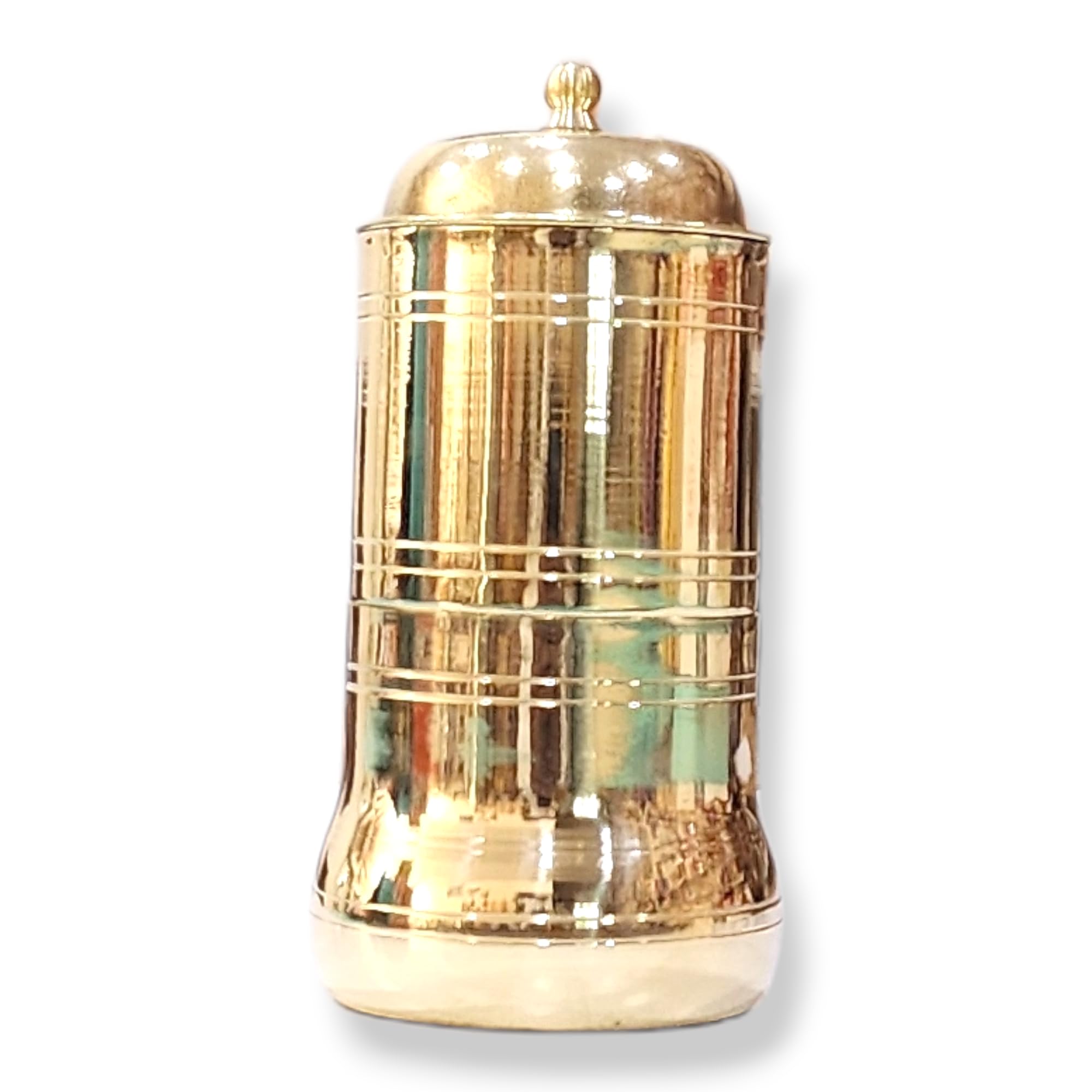 YRK Premium Brass South Indian Coffee Filter | 6" x 3" Traditional Kumbakonam Filter Coffee Maker | Authentic Drip Brew Madras Kaapi | Heavy Duty & Polished Finish (Makes 2-4 Cups)-image-17