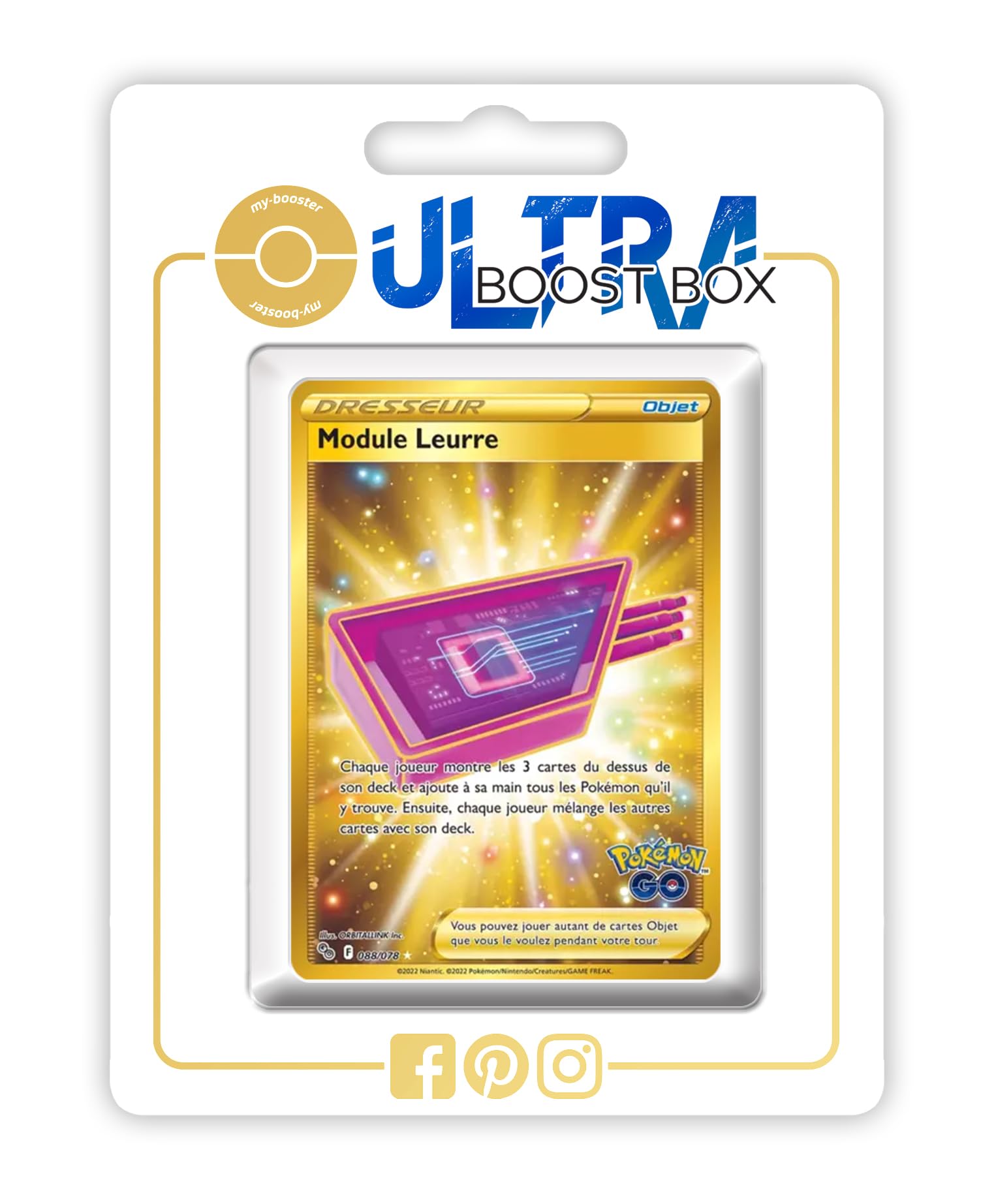 gold lure module pokemon go card Leurre (Lure Module) 088/078 Shiny Trainer - my-booster X Épée et Bouclier 10.5 Pokémon Counter Compartment:No STN Updated Mega Lucario ex #184