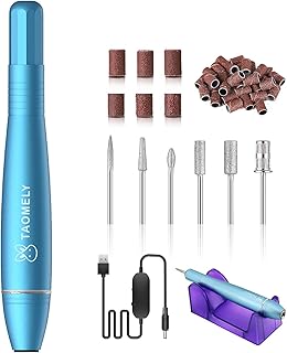 Elektrische Nagelfräser,Professionell Elektrisch Nagelfeile USB Maniküre Set 20000 U/min Einstellbare Geschwindigkeit,für ...