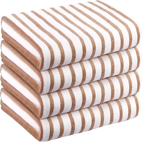 Miniatura 58 de JML Toallas de microfibra, juegos de toallas de baño (paquete de 6, 27 x 55 pulgadas), extraabsorbentes, secado rápido, multiusos, para baño