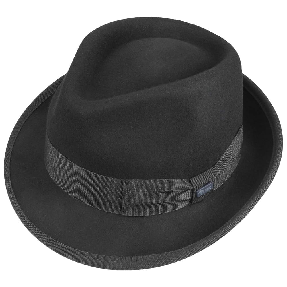 Cappello Trilby In Pelle Imitata Uomo - Tendenza, Falda 5cm, Altezza 11.5cm - Foto 5