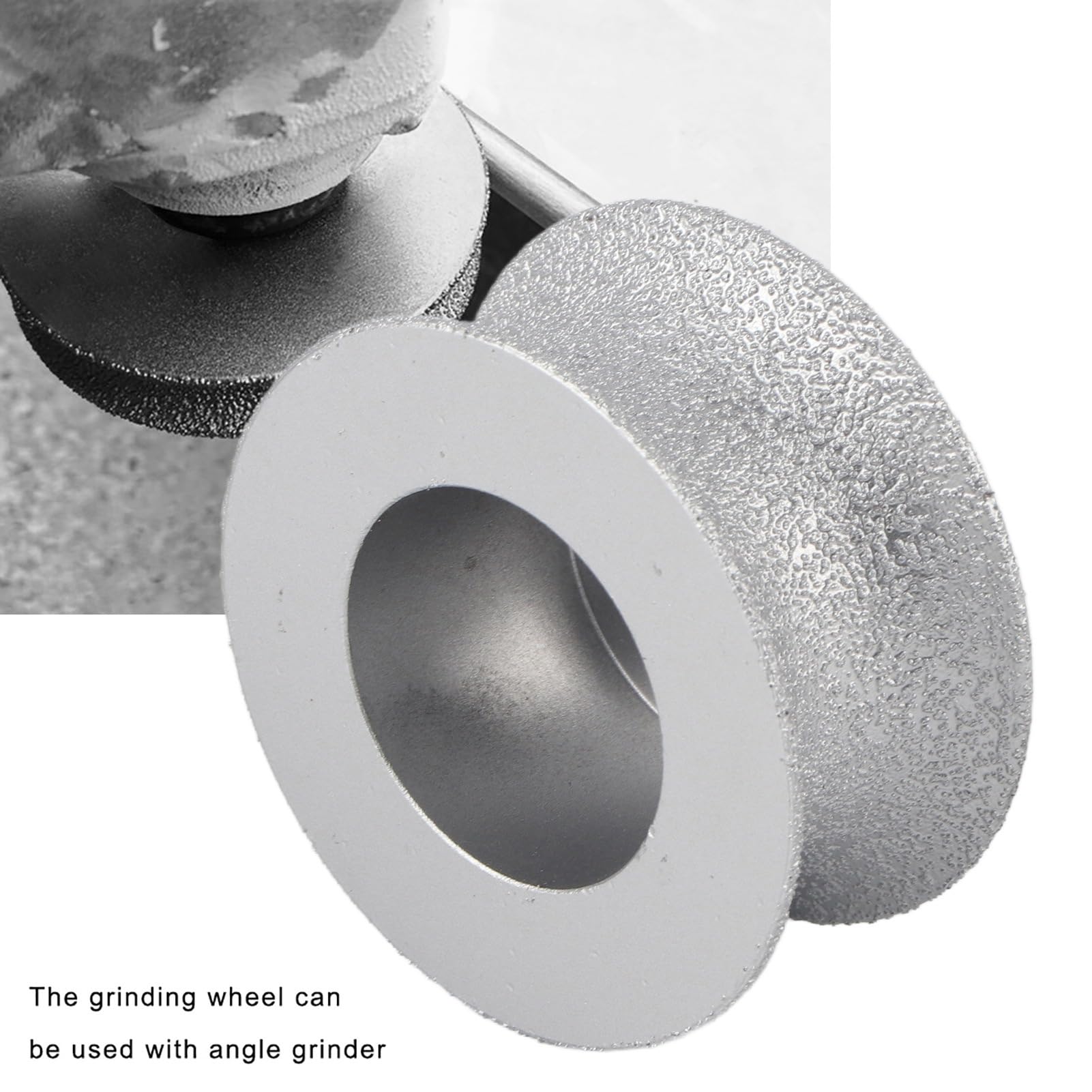 Meule Concave DiamantéE BraséE De 7.3 cm Pour Le Meulage De Pierre Marbre Et Granit 3 cm (Meule concave 3.0)