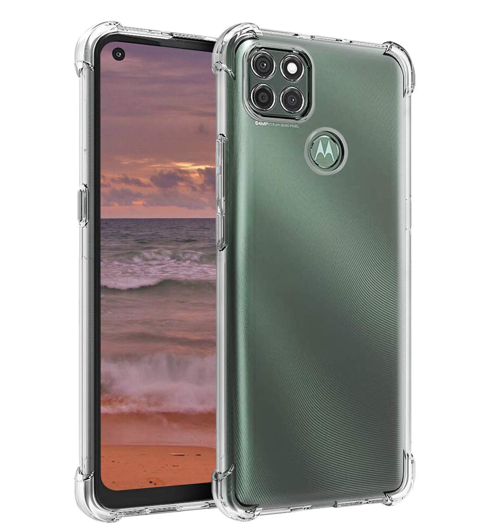 Lustree Silicone Case Cover for Motorola Moto G 5G, Protective + [Bumper] Case, Motorola Moto G 5G Back Cover Case - (Transparent Case) (B08Q89K5CR) Amazon Price History, Amazon Price Tracker