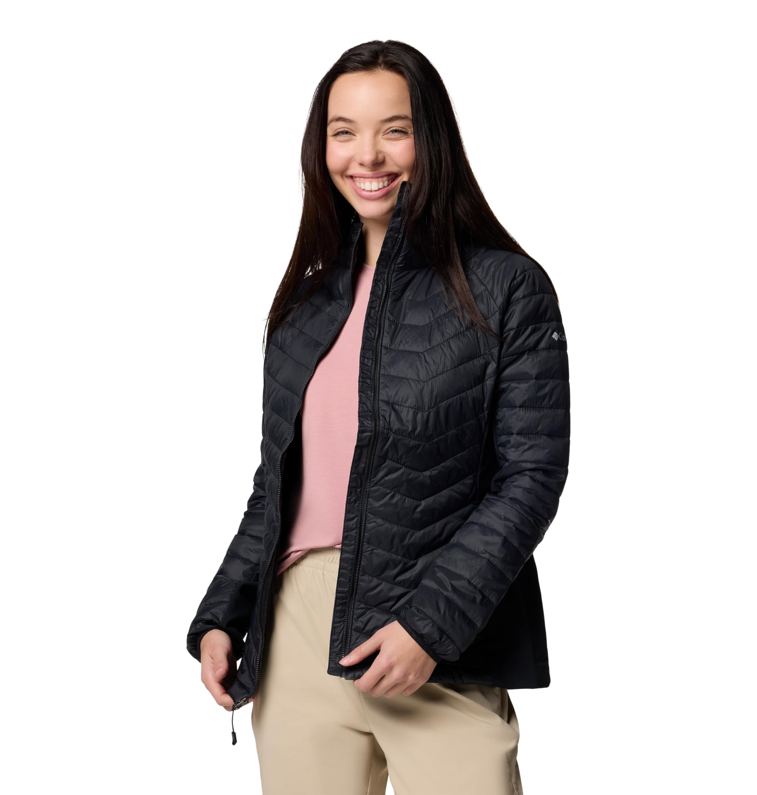 Columbia Powder Pass 2 Hybrid Hooded Jacket Piumino con cappuccio Donna (Pacco da 1)