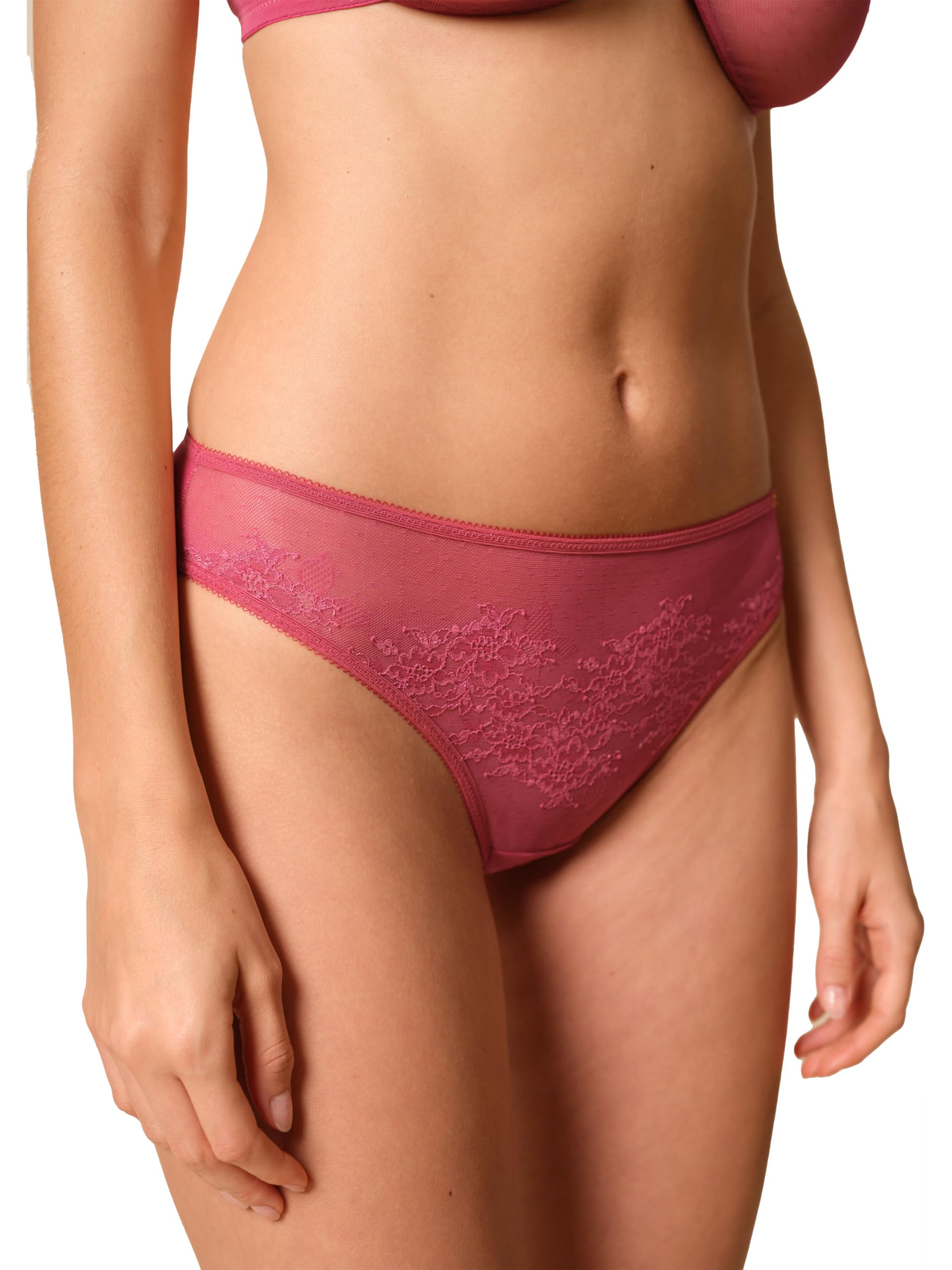 Gossard Women's Rose Glossies Lace Brief, L