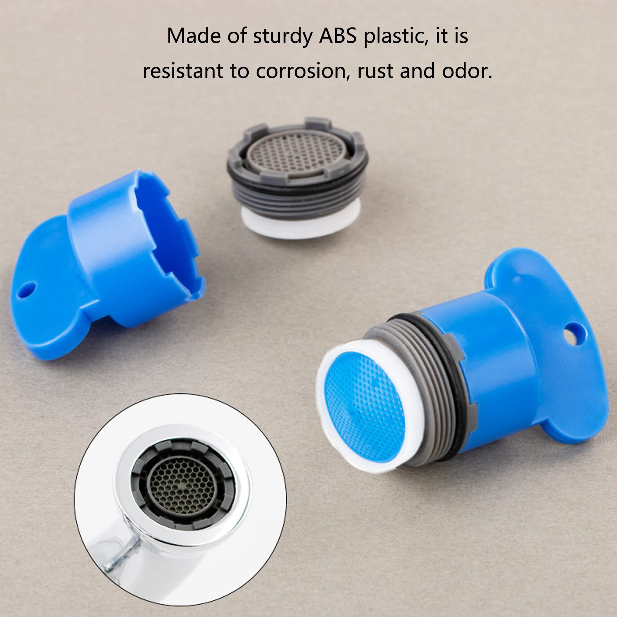 6 Aeratori Per Rubinetto M16 - Rompigetto Con Chiave, Anti-Spreco E Anti-Schizzi Per Cucina/Bagno