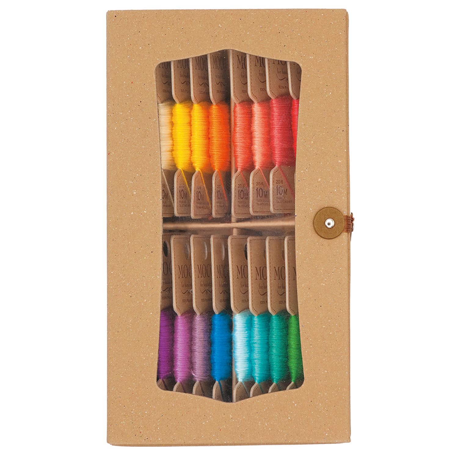 FUJIX MOCO Embroidery Thread Set, 20 Colors