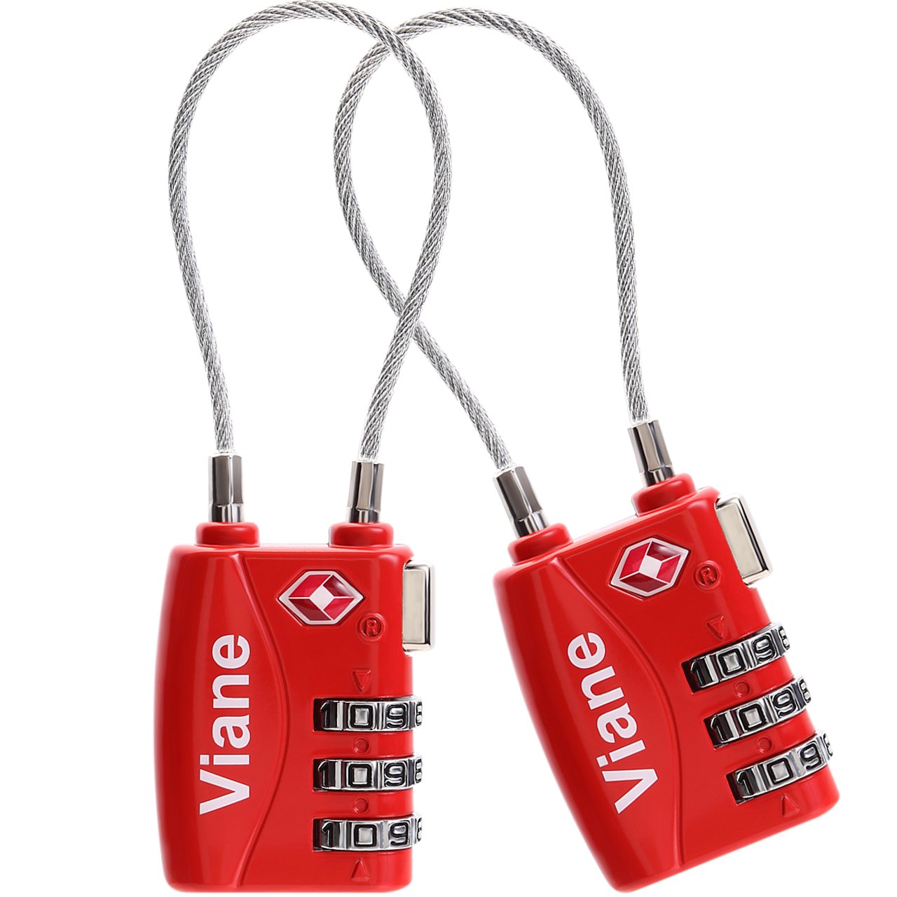 TUMIダイアルロック Amazon.co.jp: TSA ロック ワイヤー タイプ レッド 2個 セット 旅行用