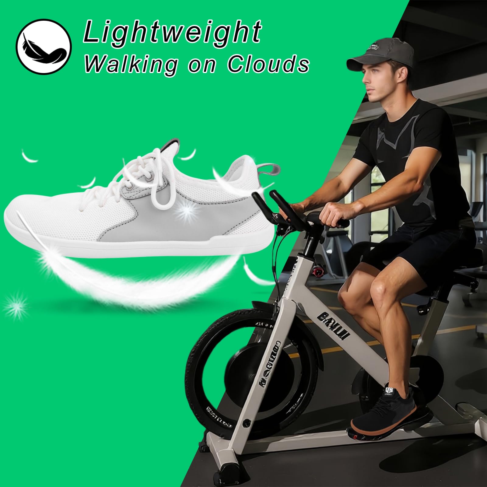 Zapatillas Barefoot Mujer Hombre Calzado Minimalista Zapatos Deportivas Casual Anchas Ligeras Antideslizante Transpirable para Primavera Verano Caminar Gym Fitness Trail