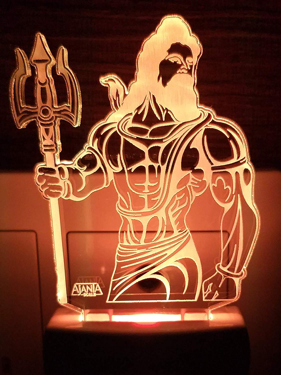 AEON Shankar Bhagwan 3D Night Lamp (Multicolour)