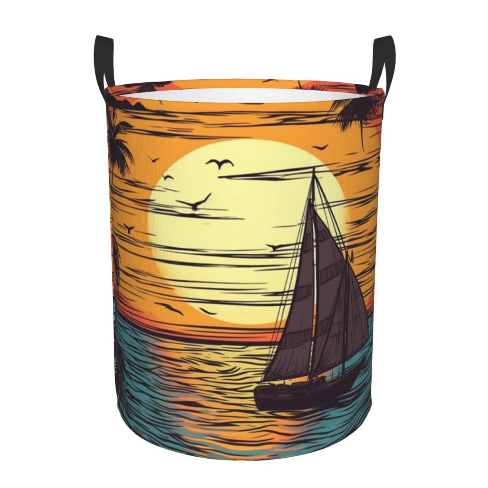 Panier à linge pliable imperméable grand format pour vêtements et linge de lit