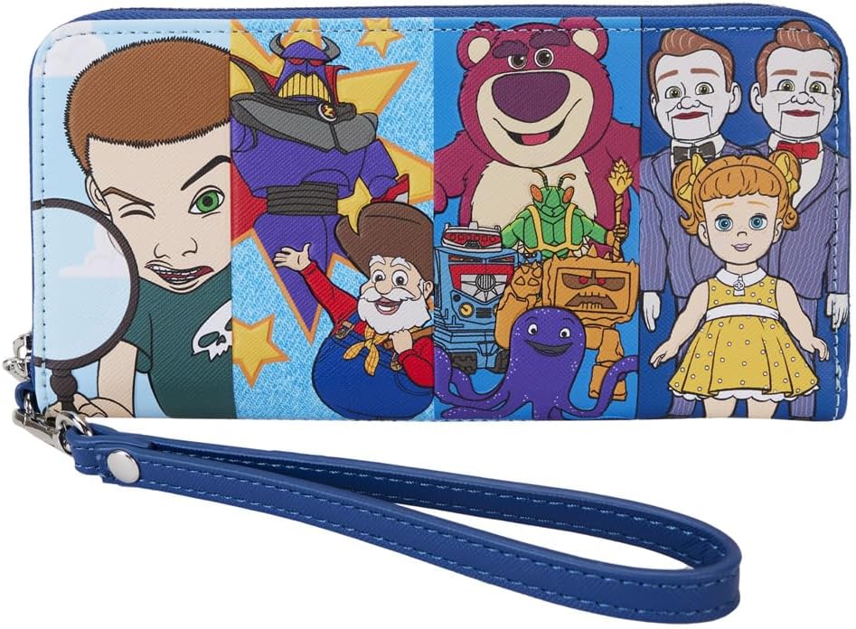 Loungefly Pixar Toy Story Movie Collab Baddies Zip Around Wristlet Wallet