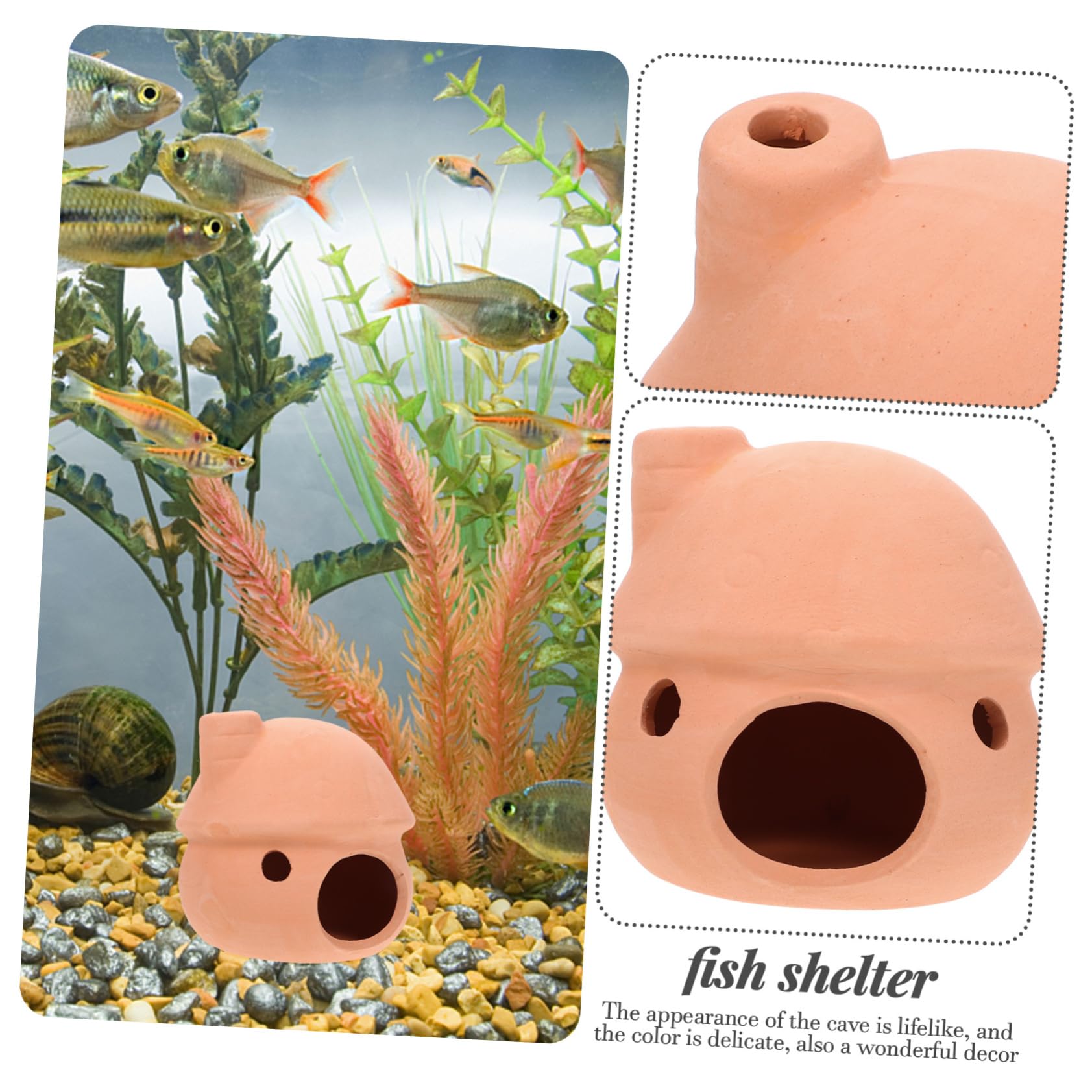 Sosoport 10stücke Aquarium Für Fische Und Garnelen Dekorative Verstecke Für Aquarien Für Zucht Und Habitatgestaltung Leicht Und Wasserneutral