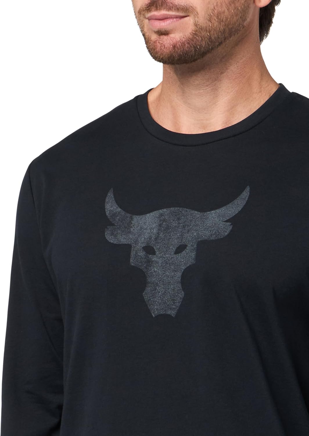 Under Armour Mens Project Rock Brahma Bull Long Sleeve - Image 3