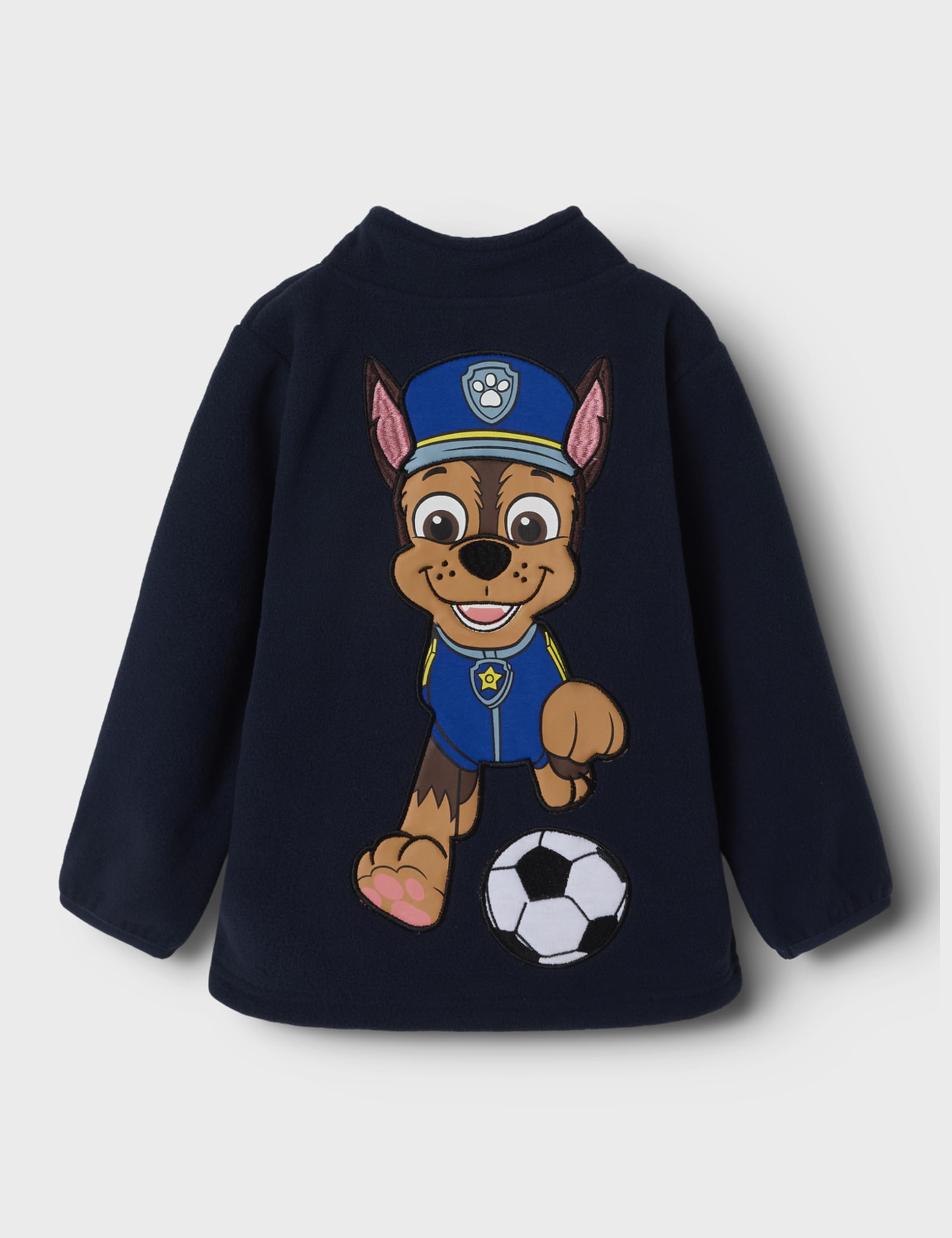 NAME IT Chłopięcy Nmmjohan Psi Fleece W Zip Cplg, granatowy blezer, 110