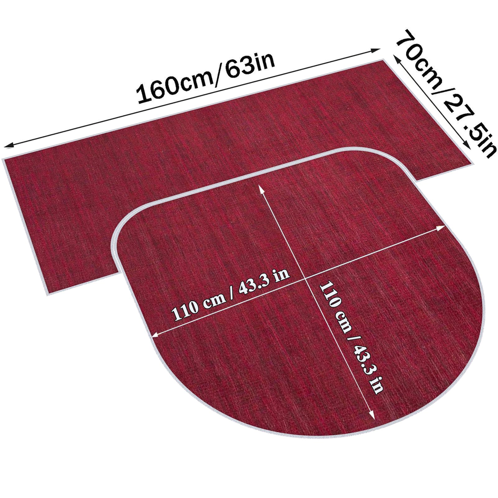 Tapis insonorisant pour piano, absorption acoustique, tapis insonorisant pour piano, absorption des chocs, tapis insonorisant, comprend un coussin de piano droit et un coussin de tabouret Tapis de p