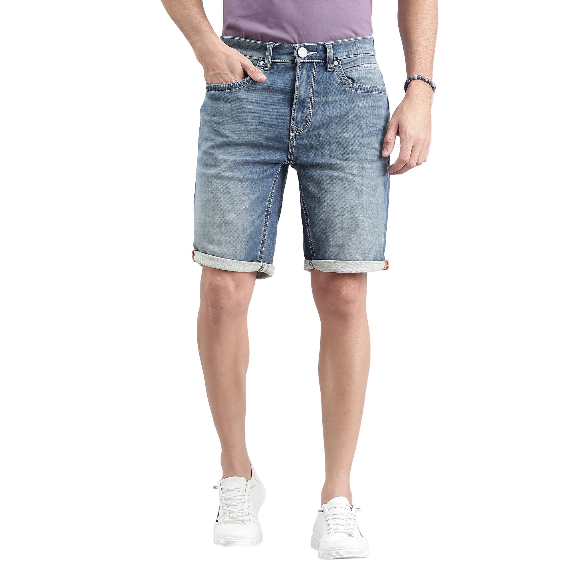 rookies Denim Slim Fit Short-picture-9