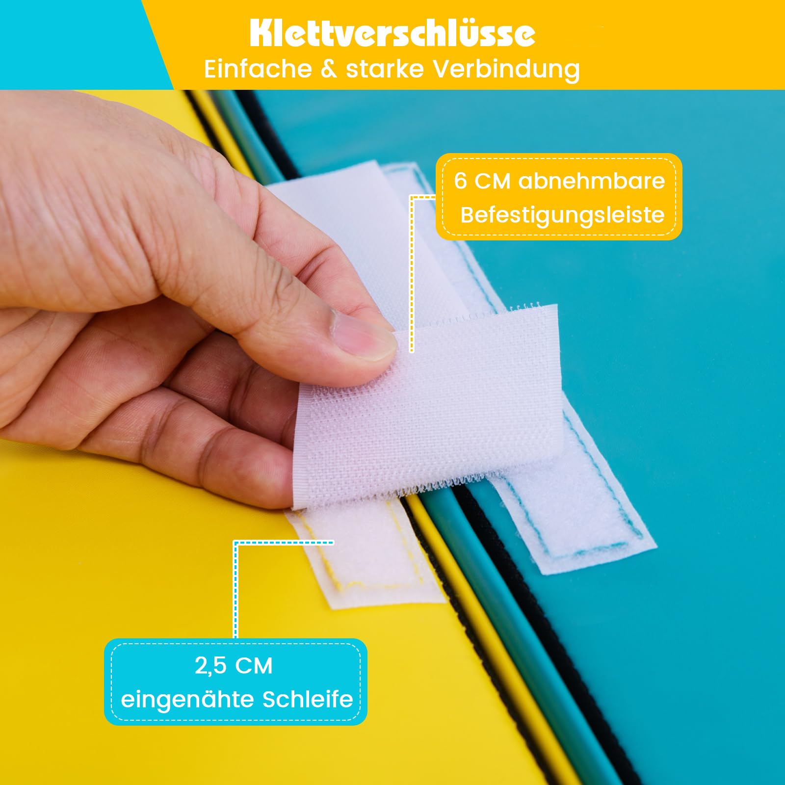 COSTWAY 2-częściowe piaskowe klocki budowlane dla dzieci, miękkie klocki do zabawy i wspinaczki, gigantyczne klocki z pianki dla niemowląt i małych dzieci (żółty+zielony)
