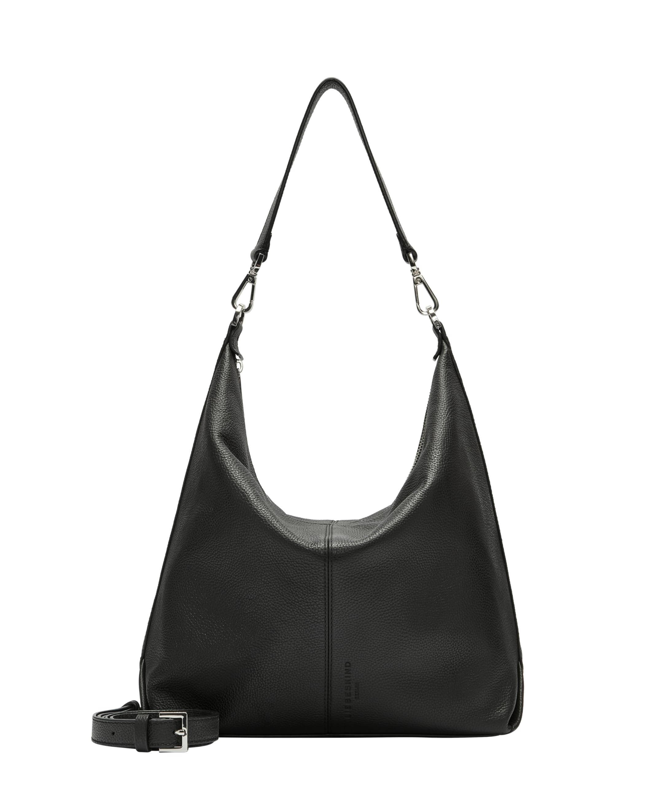 Liebeskind Berlin Damen-Umhängetasche „Paris M“ I Hobo Bag Damen aus Leder mit Schulter- und Crossbody-Riemen I Schultertasche, Hauptfach mit Reißverschluss, 2 Innenfächer I Shoulder Bag