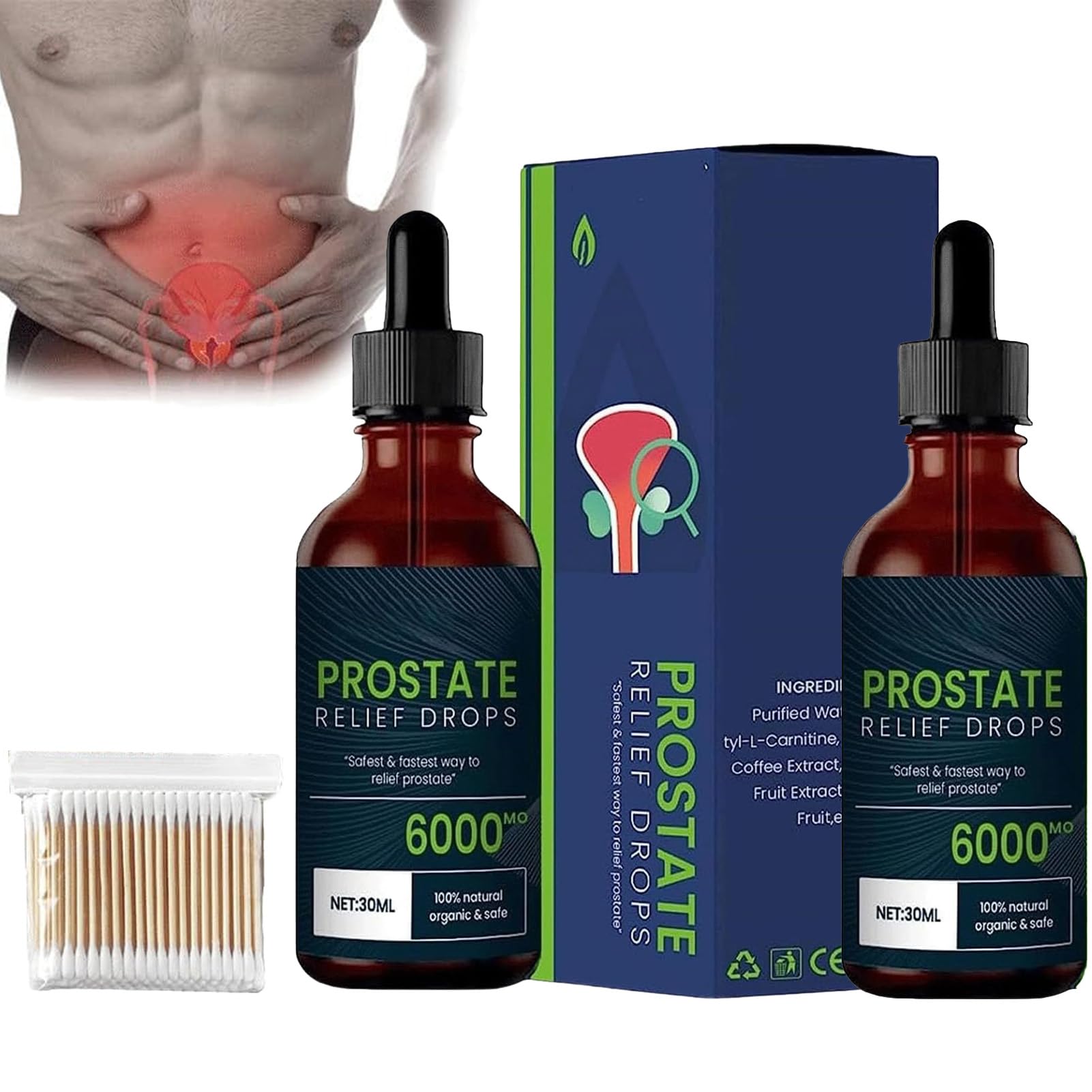 Medicare Prostate Treatment Drops, Medicare Cc Prostate Relief Drops, Prostate Drops for Prostate Health, Bladder Urinating Issues, Prostata-Behandlungstropfen (2 pcs)