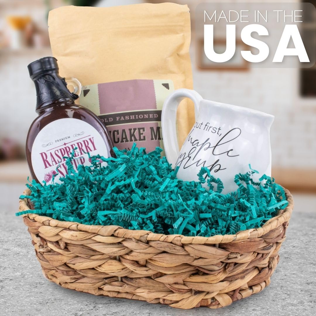 MMvolesy Teal Solid Colored Crinkle Paper Filler For Gift Wrap And Basket Filler For Gift Box Filling Cut Paper Shred Filler 8oz 214734 - View #13