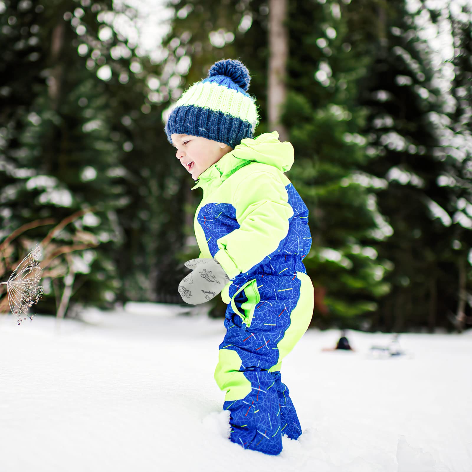 Guanti Da Sci Per Bambini 2-5 Anni - Impermeabili, Caldi, Antivento, Per Neve, Slittino, Pattinaggio, Outdoor