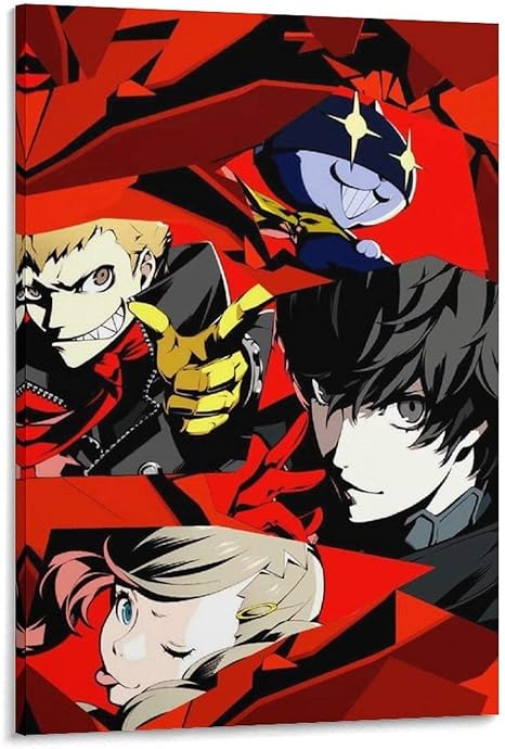 Amazon ペルソナ5アニメキャンバスアートポスター装飾画壁画絵室装飾画24 16inch 60 40cm ウォールステッカー オンライン通販 Amazon ペルソナ5アニメキャンバスアートポスター装飾画壁画絵室装飾画24 16inch 60 40cm ウォールステッカー オンライン通販