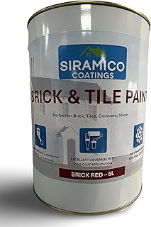 SIRAMICO COATINGS BRICK & TILE PAINT/BRICK RED MATT / 5 Liters