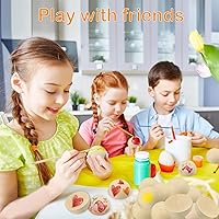 Vista 7 de 60 bolas de madera de 2 pulgadas, bolas de madera divididas, medias esferas de madera, bolas semicirculares, adecuadas para pintura, vidrio, varios