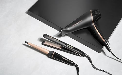Remington Lisseur Cheveux [Plaques en céramique étroites 110 mm] PROluxe Midnight (Technologie OPTIheat, réglage Pro+, coiffage en Douceur, écran LCD, Mise en température Rapide) Fer à Lisser S9100B - 8