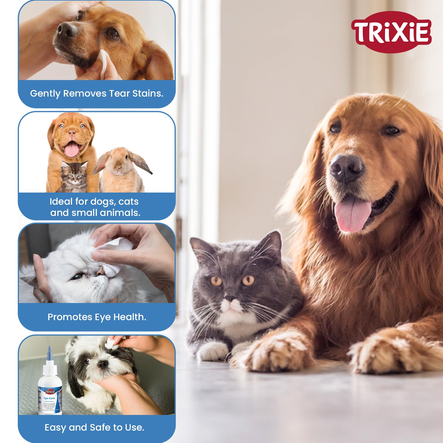 TRIXIE Tearstain Remover(Eye-Care)For Dogs 1