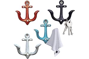 Notakia Vintage Rustic Outdoor Towel Hooks for Pool
