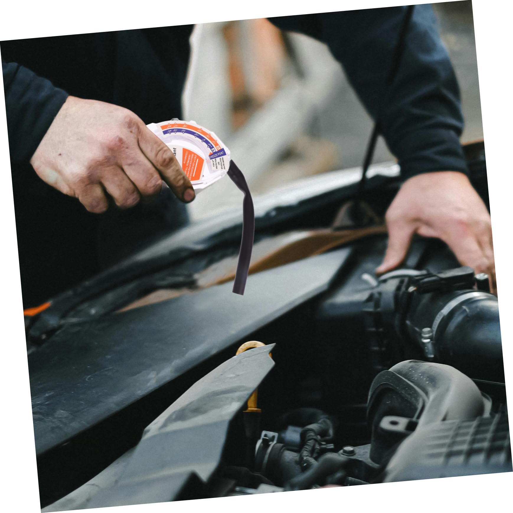 iplusmile 5St Frostschutztester Kühlmitteltester fürs Auto Frostschutz Tester batterieprüfer frostschutzprüfer Kühlmitteltester mit Zifferblatt Auto-Frostschutz-Kühlmitteltester abs