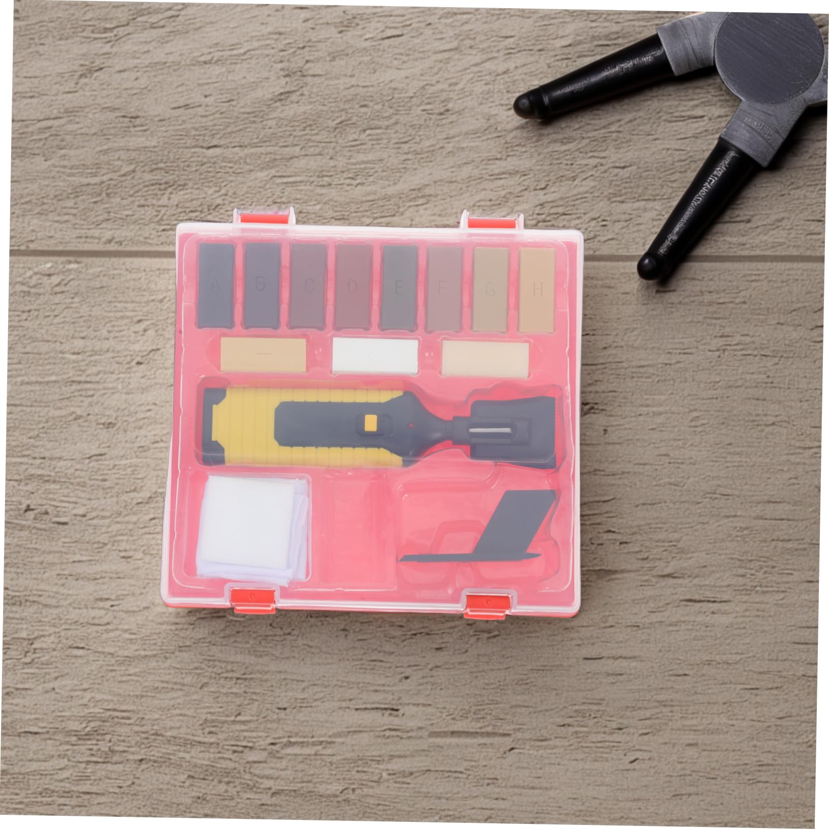 Angoily Herramientas Para Reparación De Suelos Cera Para Reparación De Grietas Pisos De Madera Herramienta Para Reparar Rayones Muebles y Pisos De Madera