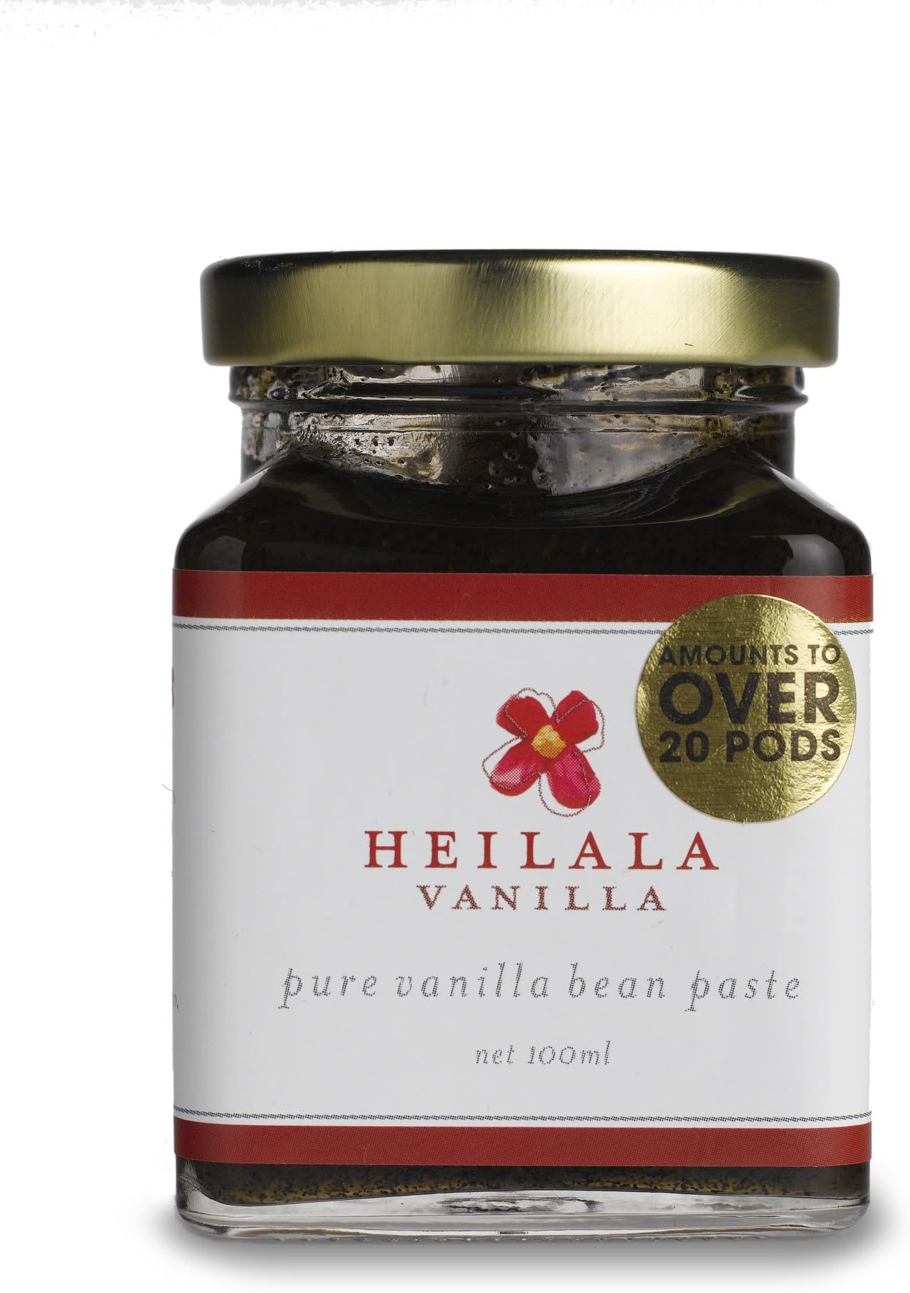 Heilala Vanilla Single Fold Vanilla Paste, 3.38-Ounce (Pack of 6)