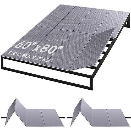 BlissBoard Bunkie Board Queen Size 60"x80", Bed Boards for Under Mattress, Quiet & Moisture-Resistant Support for Sagging Mattress, Fits Metal Frames & Platform Beds, 10mm